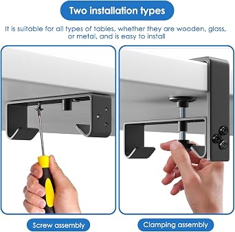 Under the Cable Management Desk 90 cm No Drilling Cable Tray for Office