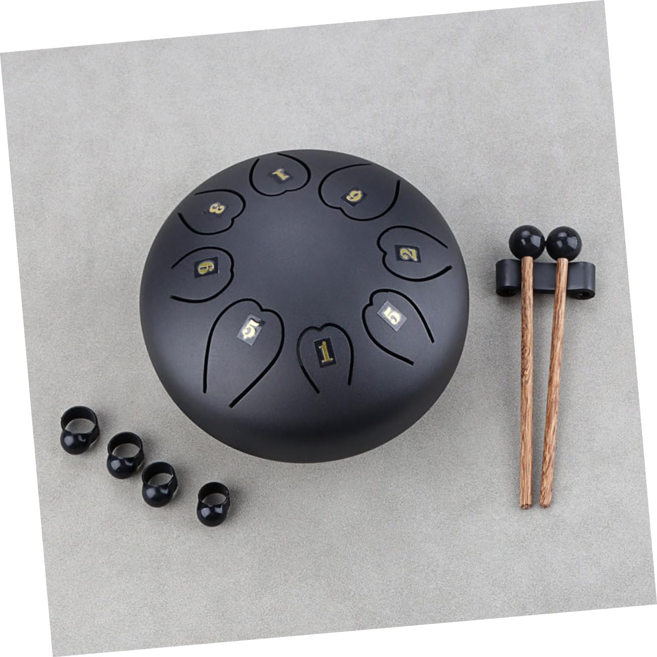 1set Strumenti Musicali Ethereal Drum Percussione Portatile Per Meditazione e Relax Drums Per Amanti Della Musica Colore Semplice e Delicato Creativo Per Occasioni Speciali