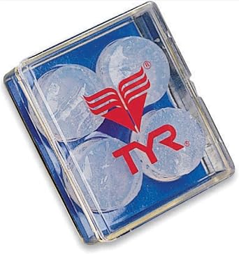 TYR Kids Soft Silicone Swim Ear Plugs 12 pack