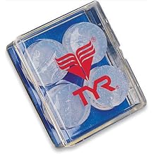 TYR Kids Soft Silicone Swim Ear Plugs 12 pack