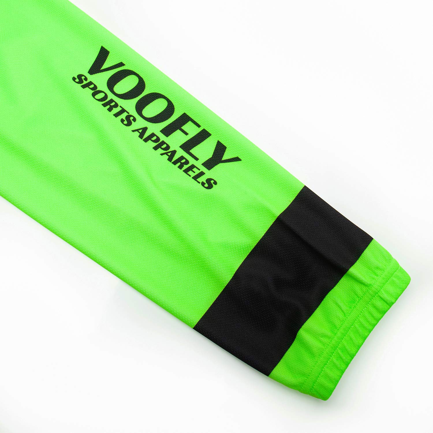 Maglia da ciclismo da uomo, a maniche lunghe, traspirante, ad asciugatura rapida, con tasche, chiusura lampo, riflettori, verde, nero, rosso
