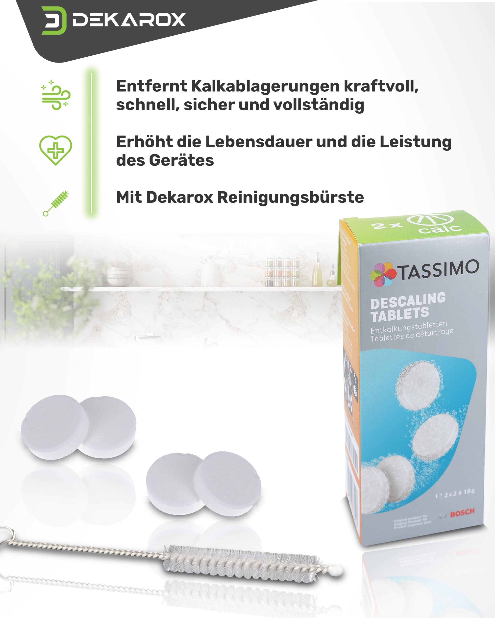 Compresse decalcificanti originali Bosch 4 pz. per macchina caffè Compresse decalcificanti originali Bosch 4 pz. per macchina caffè