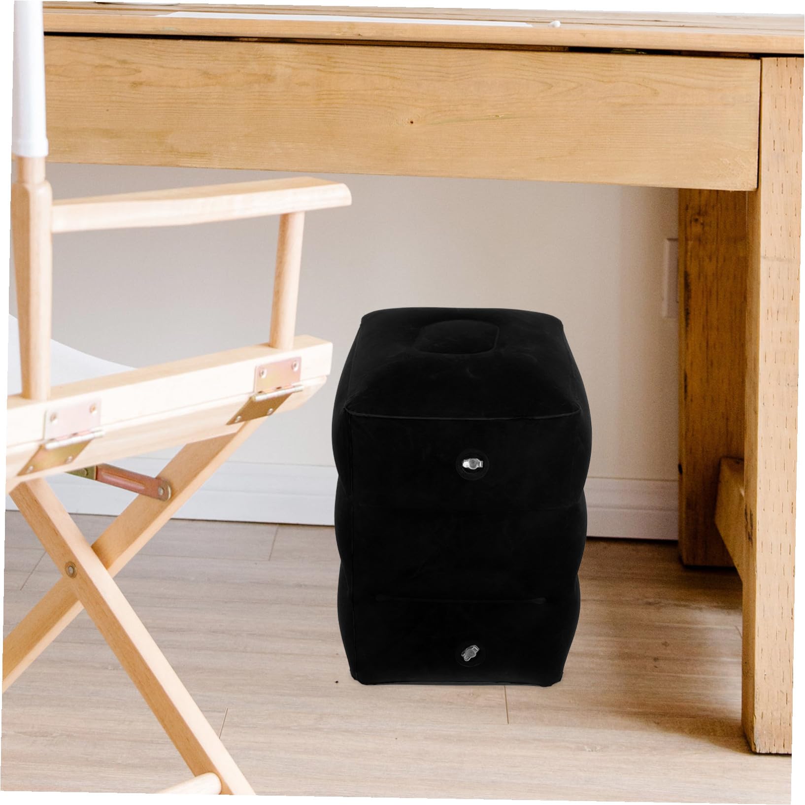 Zerodeko Cuscino Poggiapiedi Gonfiabile per Aereo Accessorio Essenziale da Viaggio Supporto per Gambe Facile da Trasportare e Pulire