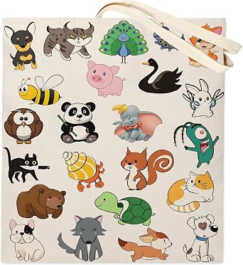 DOOX Canvas Tote Bag for Women, Canvas Reusable | Gift/Shopping/Beach/Grocery Canvas Bag - Birthday & Christmas Gift for Women