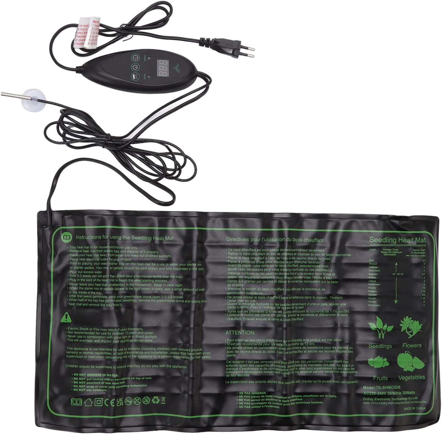 CHICIRIS Seed Heating Mat, Plant Heat Mat Waterproof Plant Warming Mat