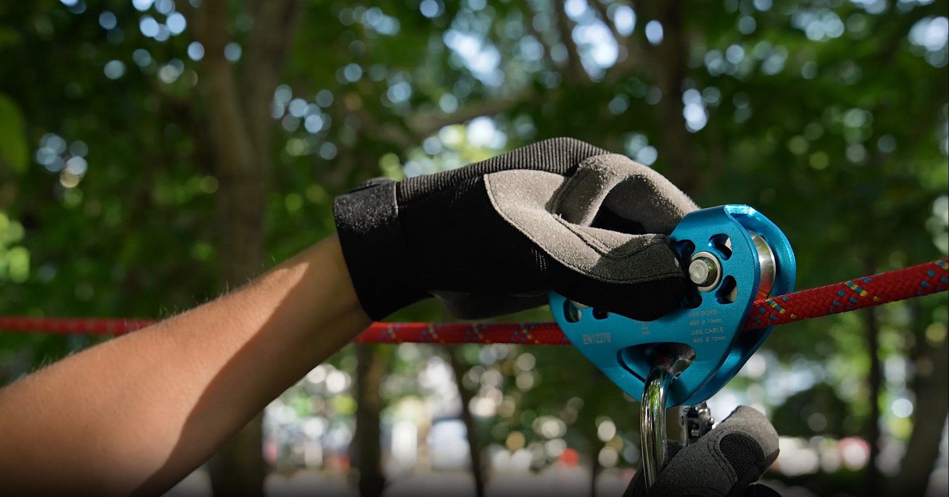 Amazon.com : Lixada Zip Line Pulley 30KN Tandem Speed Double