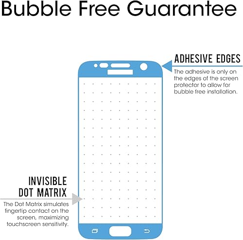 Miniatura 4 de amFilm Protector de pantalla de vidrio para Galaxy S7, Negro