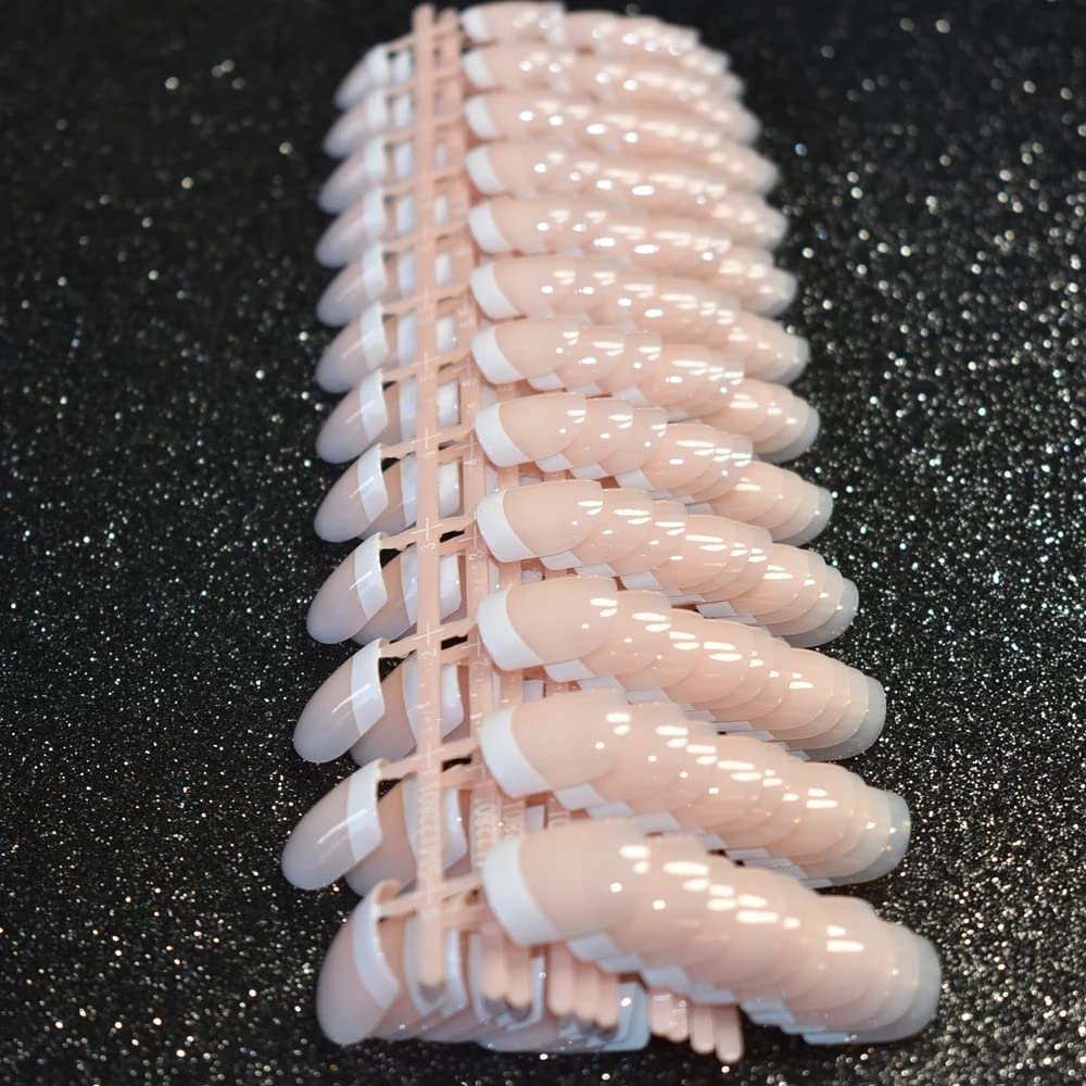 Unghie finte corte e naturali, kit unghie finte, 240 pezzi 12 diverse dimensioni, French Manicure Naturale Manicure Unghie finte e accessori Nail Art Tip Decor Strumenti