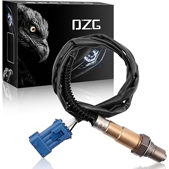 DZG O2 Rear Lambda Sensor 9636968380 9636876580 Compatible with Citroen Berlingo C2 C3 C4 C5 C6 NEMO SAXO XSARA/Peugeot 1007 106 206 207 306 307 406 407 607 BIPPER PARTNER etc.
