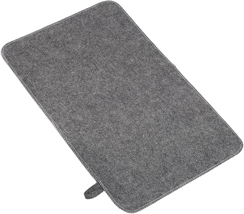 Miniatura 6 de Dioche Cojín de fieltro para sauna, tapete de aislamiento térmico para sauna, baño, casa, ducha, portátil y absorbente de agua, para hombres y