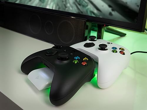 Miniatura 2 de PDP Gaming METAVOLT Dual Charging Station for 2 Xbox Controllers - Microsoft Licensed Cross-Compatible Xbox Series XS, Xbox One Accessory, Secure