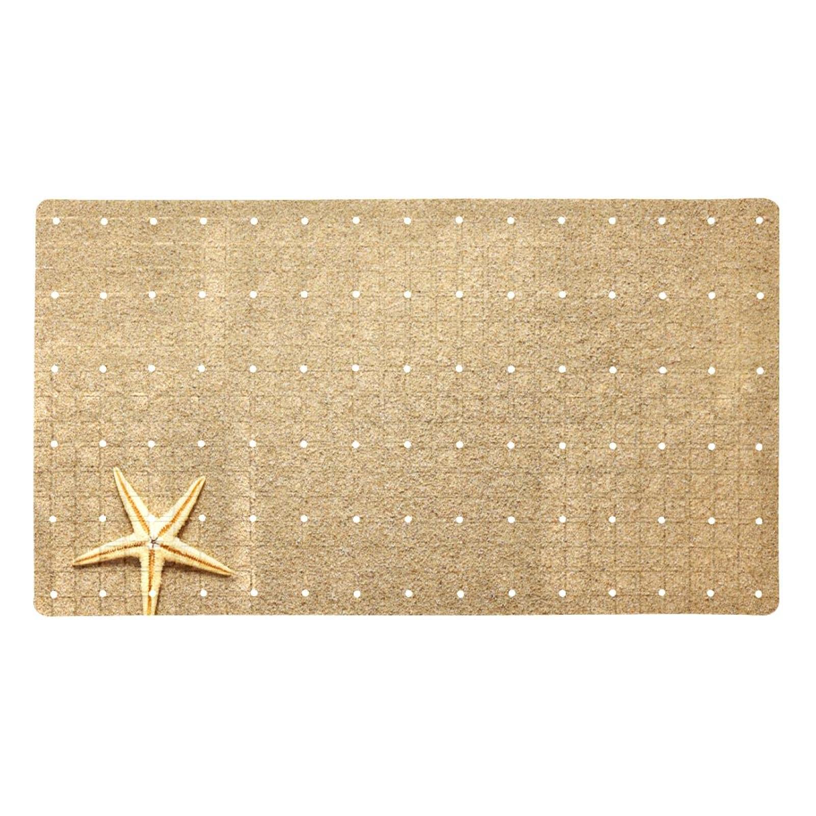 Tapis de bain antidérapant en PVC contre les glissades en baignoire