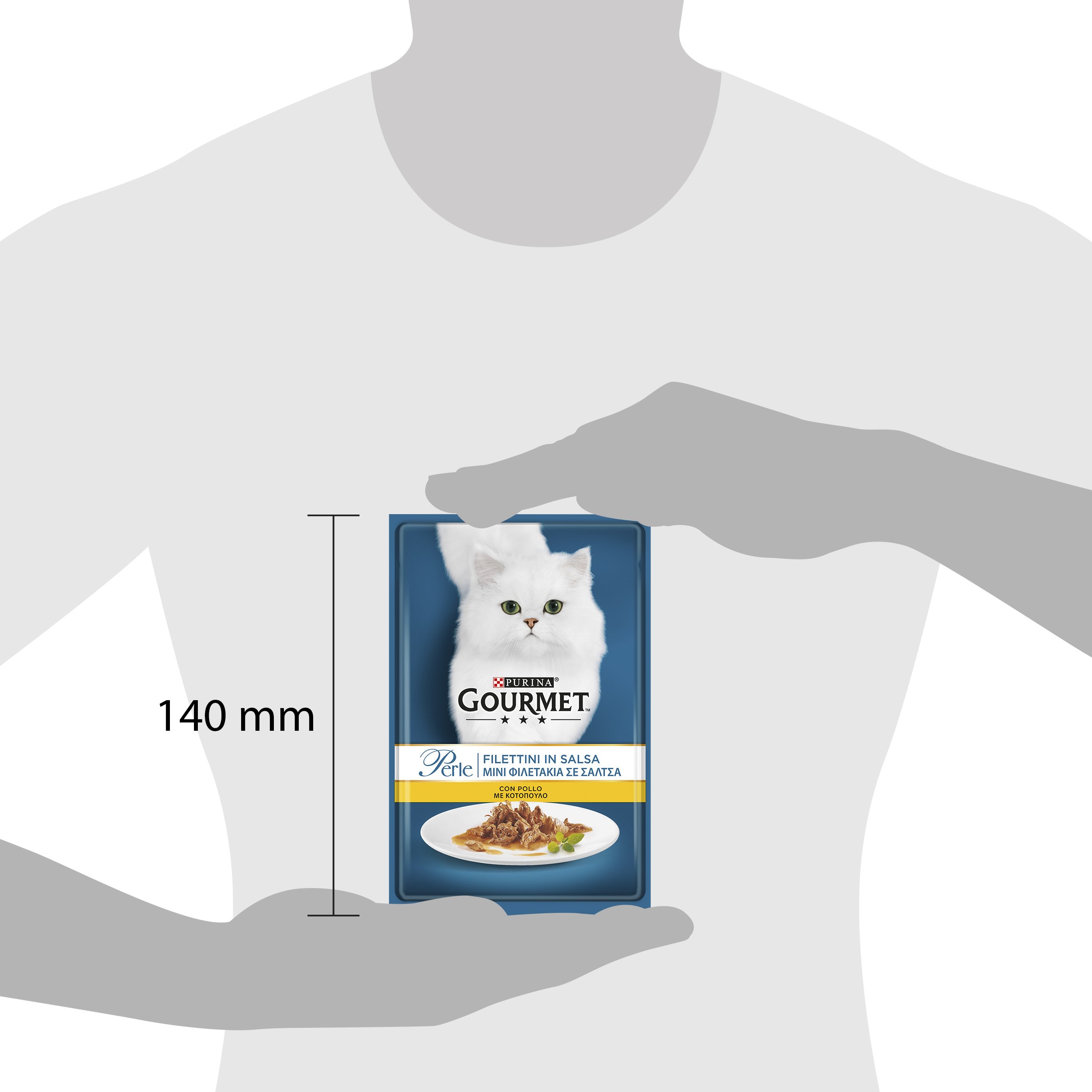 Gourmet Perle filetes de pollo 85 g, 24 Piezas