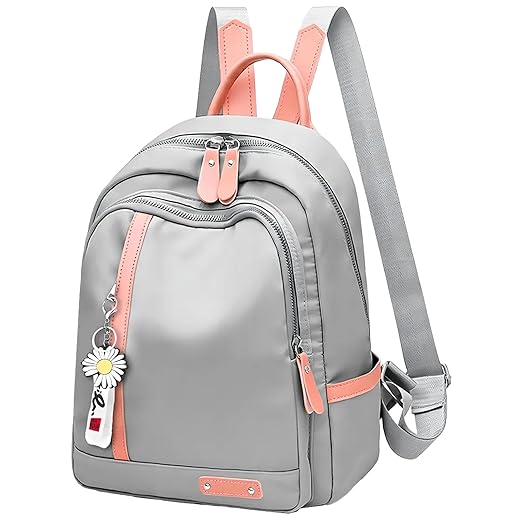 Mochila Feminina Escolar Trabalho Reforçada Bolsa Mulher Passeio Casual Ajustável Com Pingente
