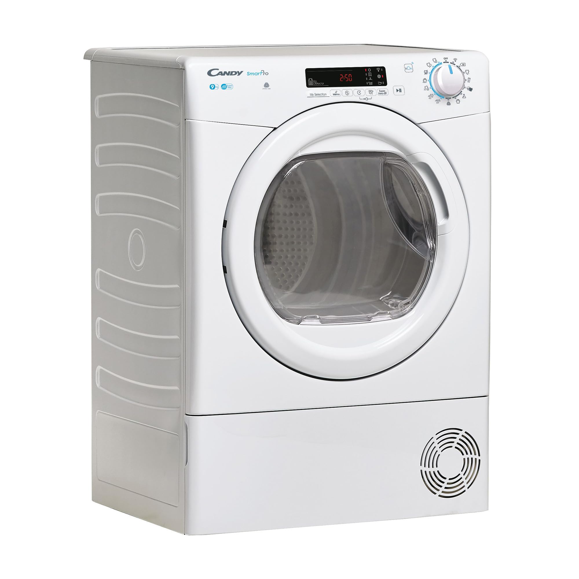 CANDY CSOE C9DG-S Kondesntrockner 9 KG Fassungsvermögen, Wi-Fi + Bluetooth, Symbolblende (9 kg)