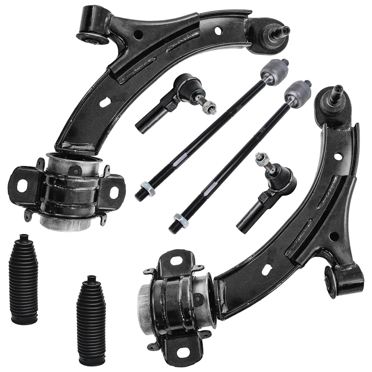 Detroit Axle - 8pc Front End Suspension Kit for Ford 2010 Mustang 2 Lower