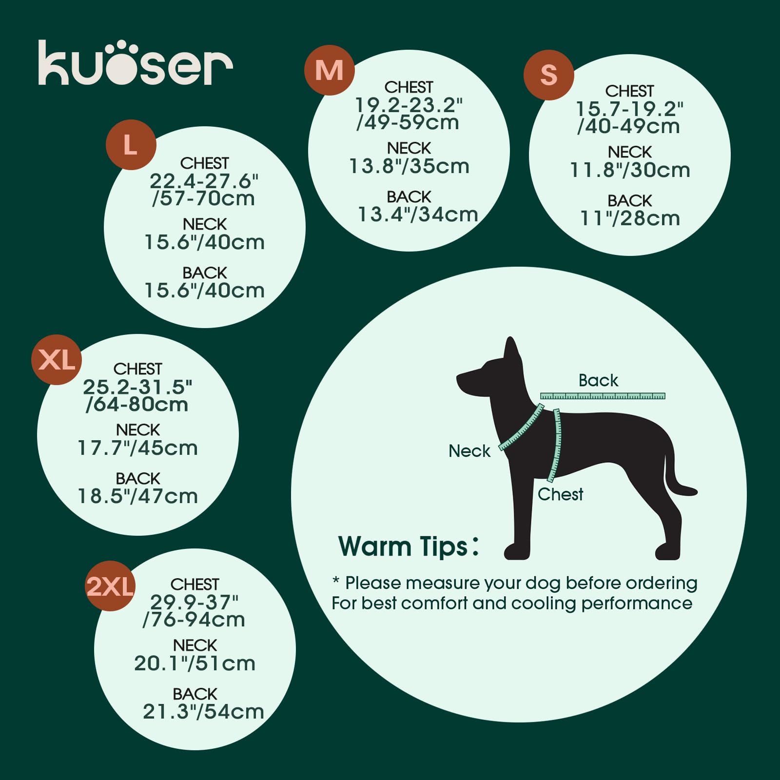 KUOSER Chaleco Fresco Para Perros Con Hebilla Ajustable En El Pecho Y Anillo En D, Chaqueta Refrescante Ligera Para Verano, Rosa, Talla Grande