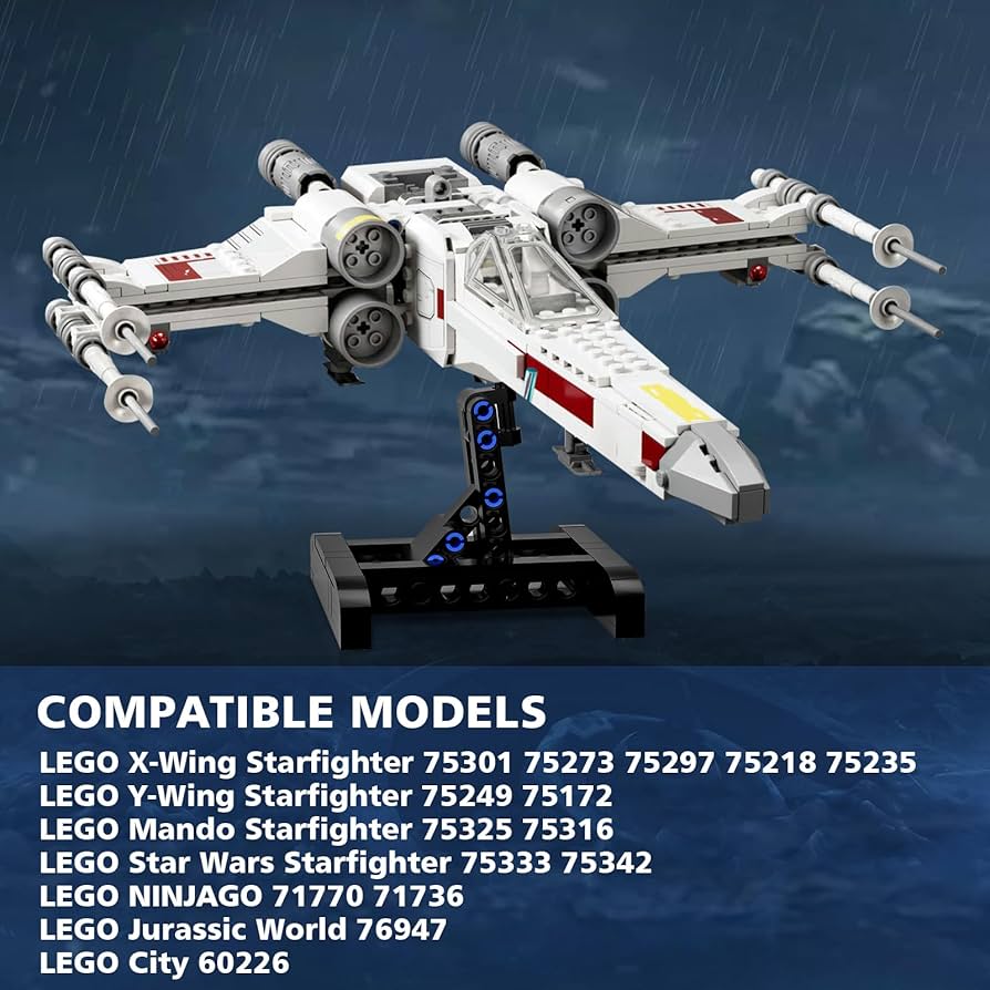 Display Stand for Lego X-Wing Starfighter 75301 75297