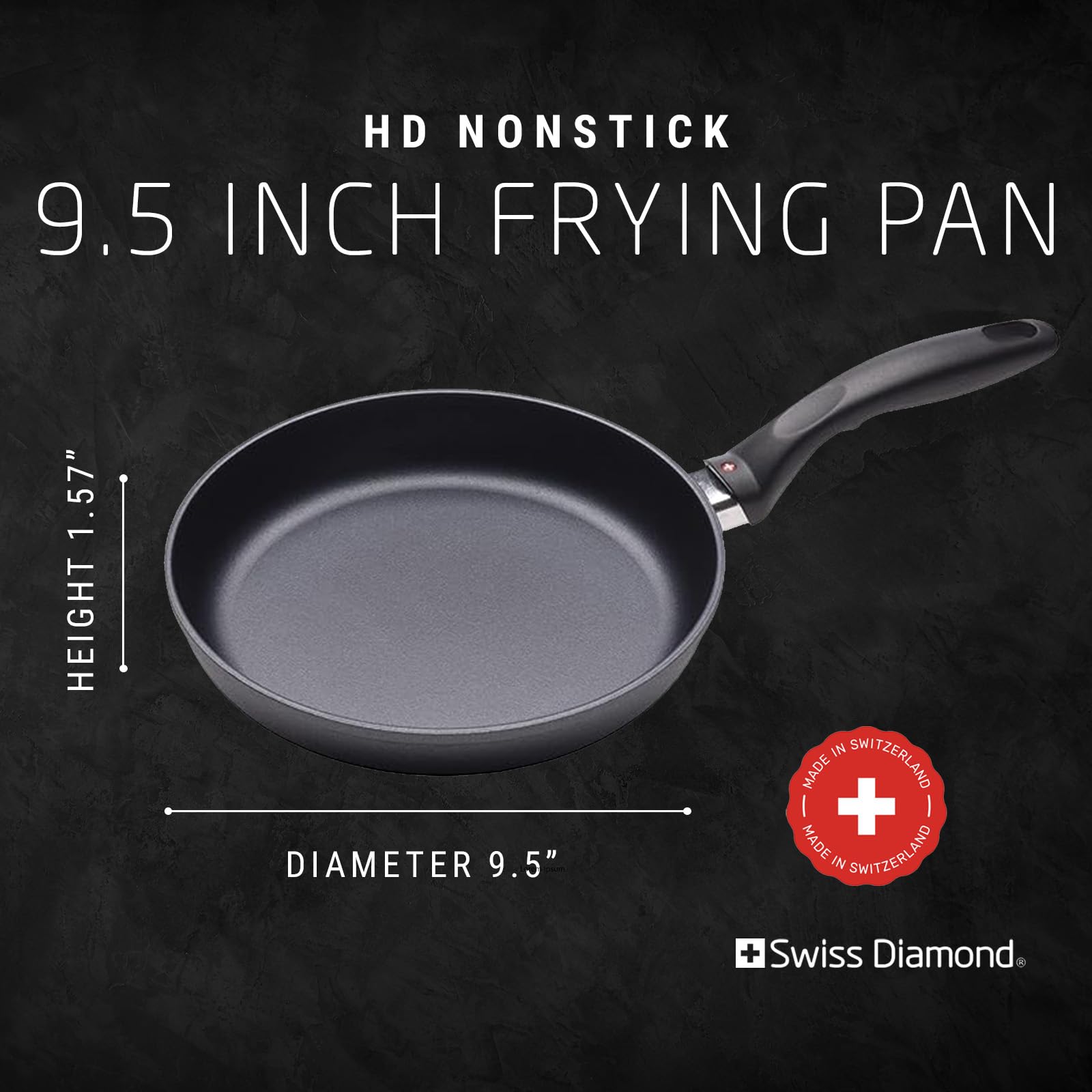 Amazon.co.jp: スイスダイヤモンド フライパン 24cm ガス火専用  