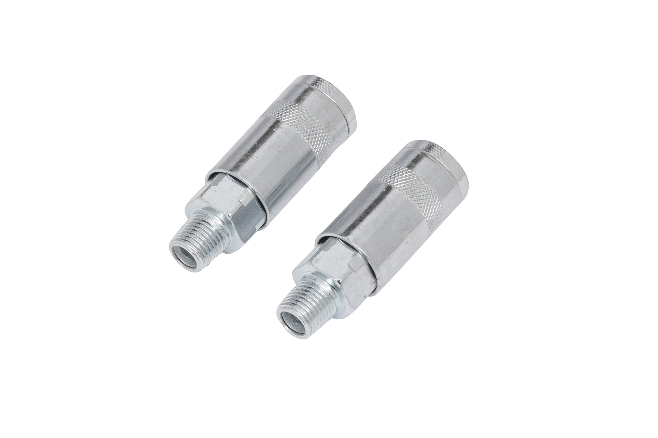 2 Pce 1/4" Bsp Male Air Couplings 5028734079418