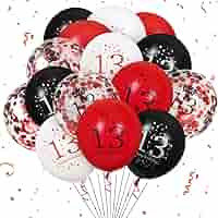 13th Birthday Decorations For Girls Boys Red Black, Australia | Ubuy
