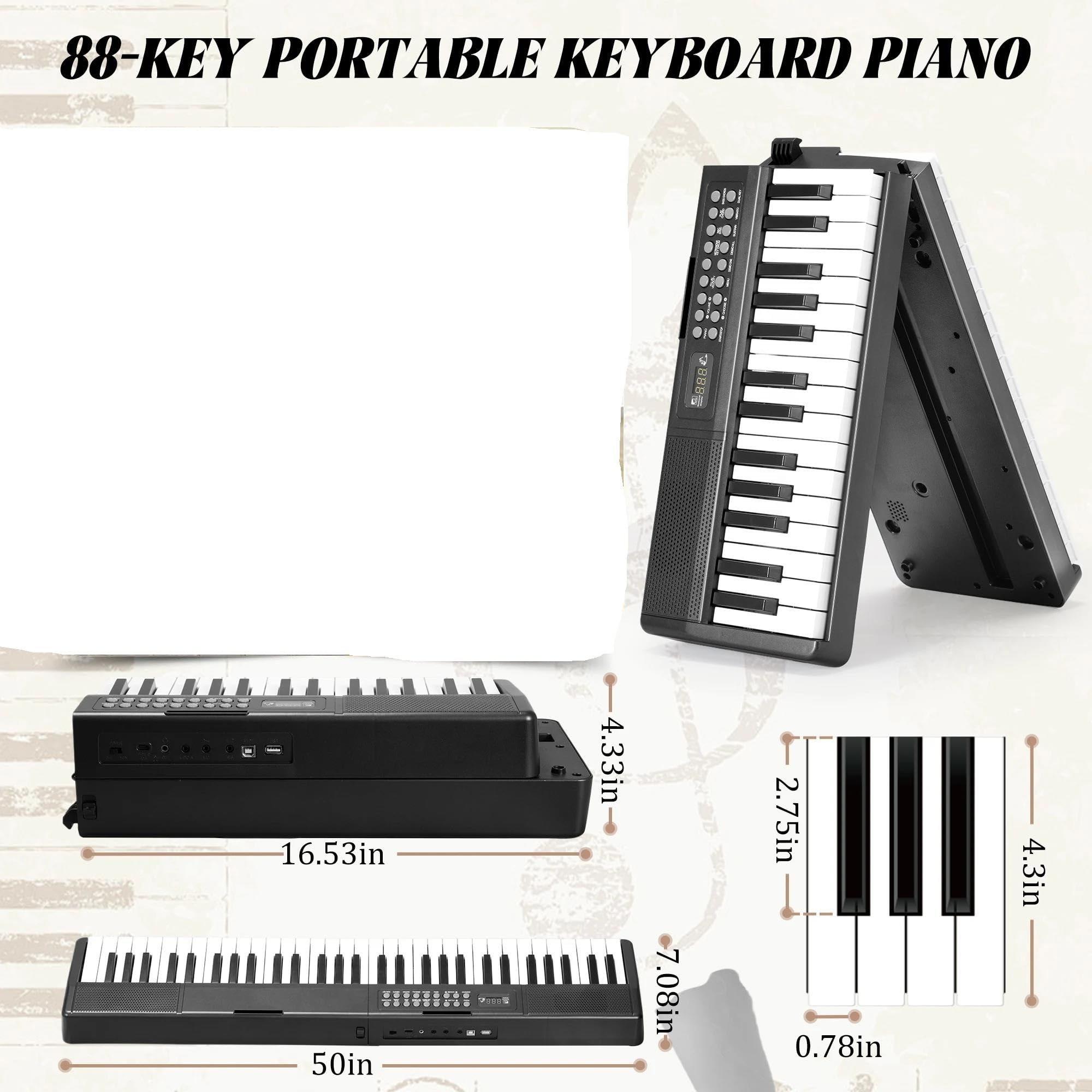Pianino Elektroniczne 61 Klawiszy Przenośnego Pianina Elektronicznego 1000 Tonów 150 Utworów Demonstracyjnych