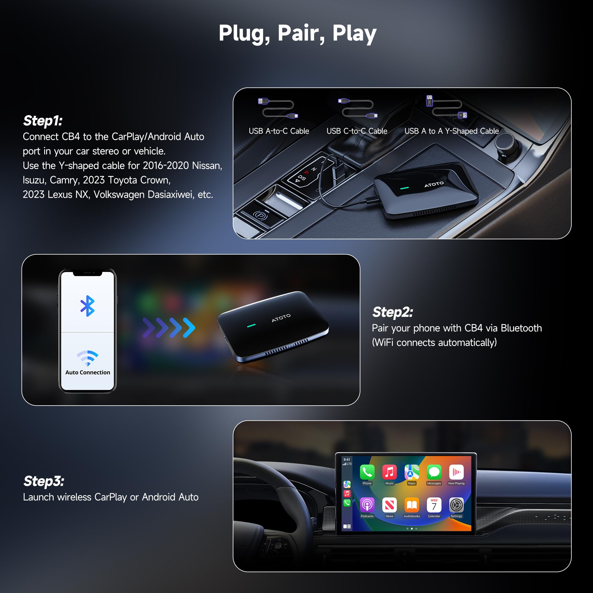 Amazon.com: Magic AI CarPlay Box - Wireless CarPlay Box Android