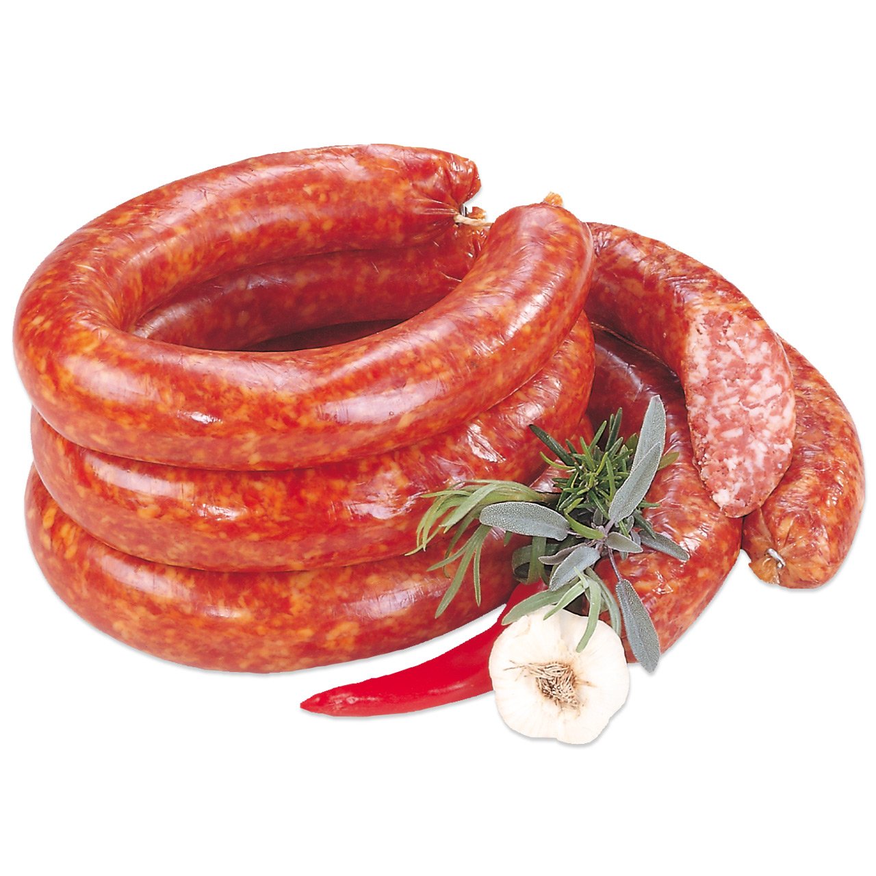Grobe Mettwurst ca. 800g – Landmetzgerei Schiessl | Hausmacher Rohwurst aus eigener Herstellung