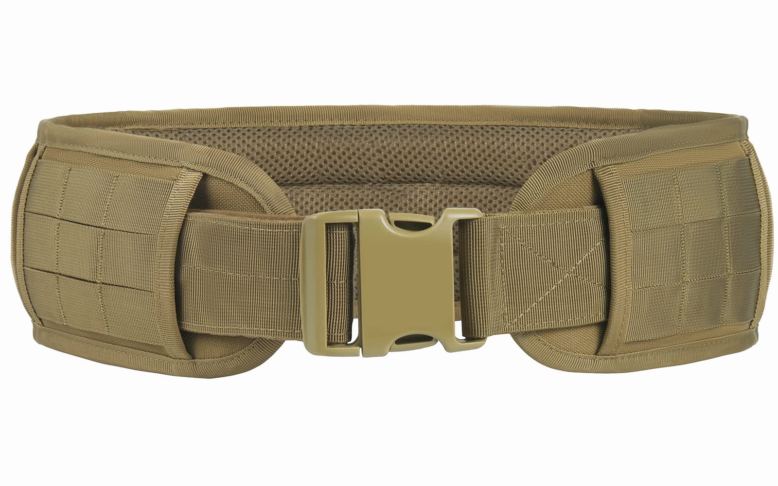 OneTigris Tactical Battle Belt - Quick Release MOLLE Belt Tactical Padded Patrol Range War Belt