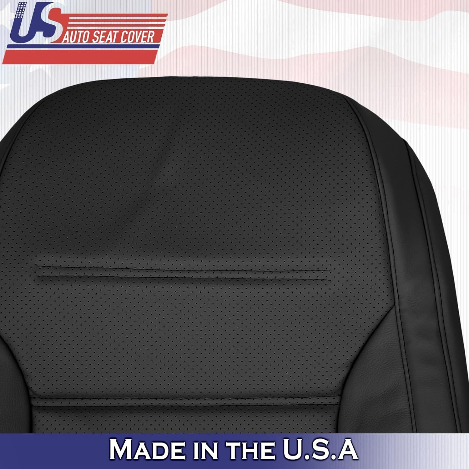 2011-2017 fits Volkswagen Jetta Driver & Passenger Tops Leather Cover Black