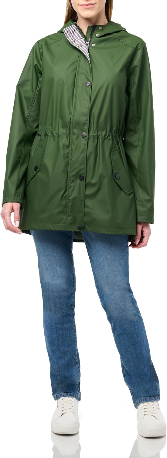 Urban Republic Womens Vinyl Raincoat Anorak