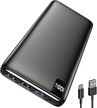 A ADDTOP Cargador portátil de 20000 mAh, batería externa de carga rápida de 22.5 W con entrada y salida USB C, paquete de batería PD3.0 QC4.0 para iPhone 17-11, Galaxy, teléfonos celulares y más