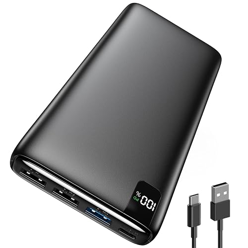 A ADDTOP Power Bank 20000mAh - 22,5W Schnellladefunktion Powerbank mit 4 Ausgängen, Externe Handyakkus PD3.0 QC4.0 USB C-EIN/Ausg, Klein Tragbares Ladegerät für iPhone, Galaxy, Tablette,etc