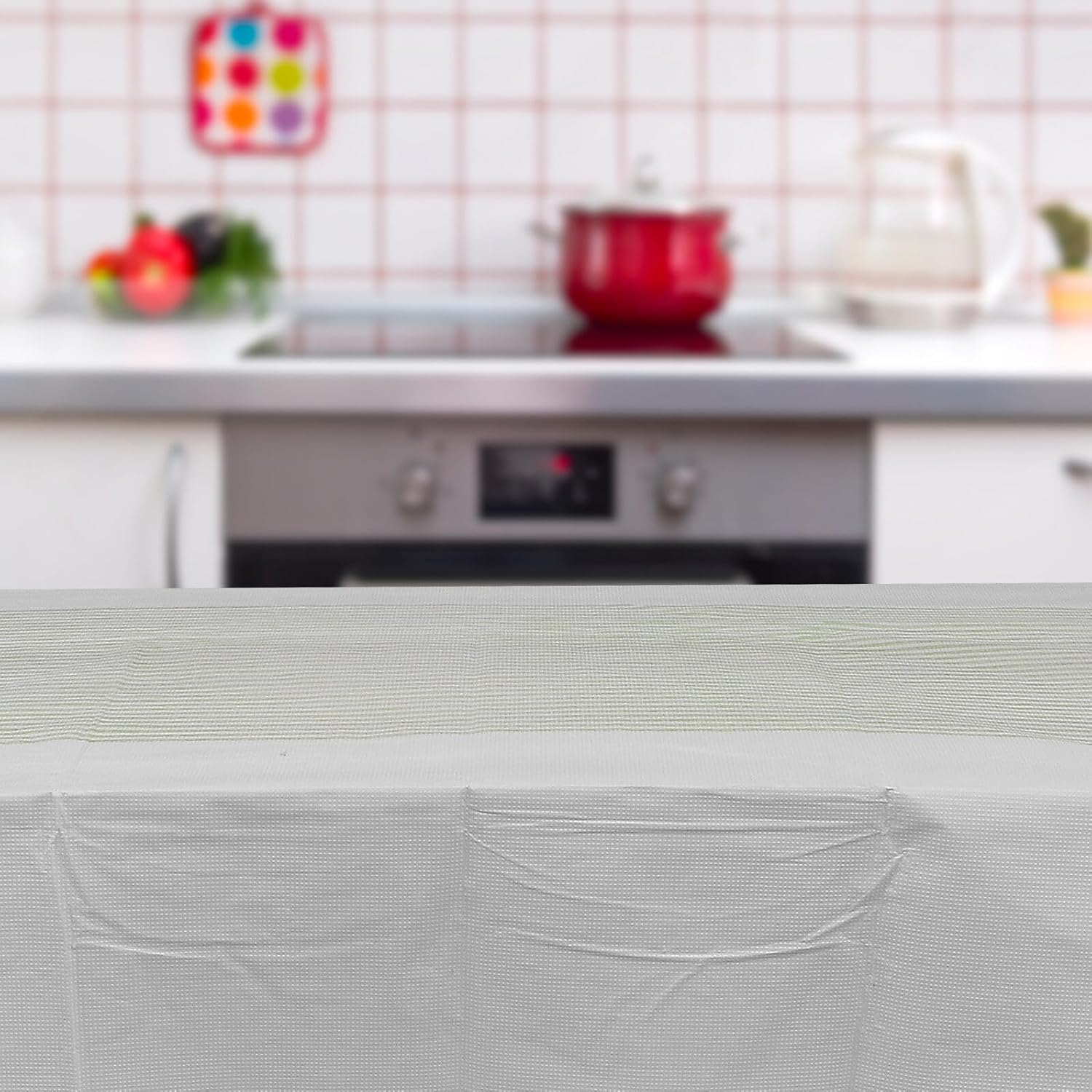 10pcs Disposable Waterproof Tablecloth, Oil-Proof Thickened Degradable Plastic Table Cover, 1.2x1.8m Green Striped for Picnic and Outdoor Use