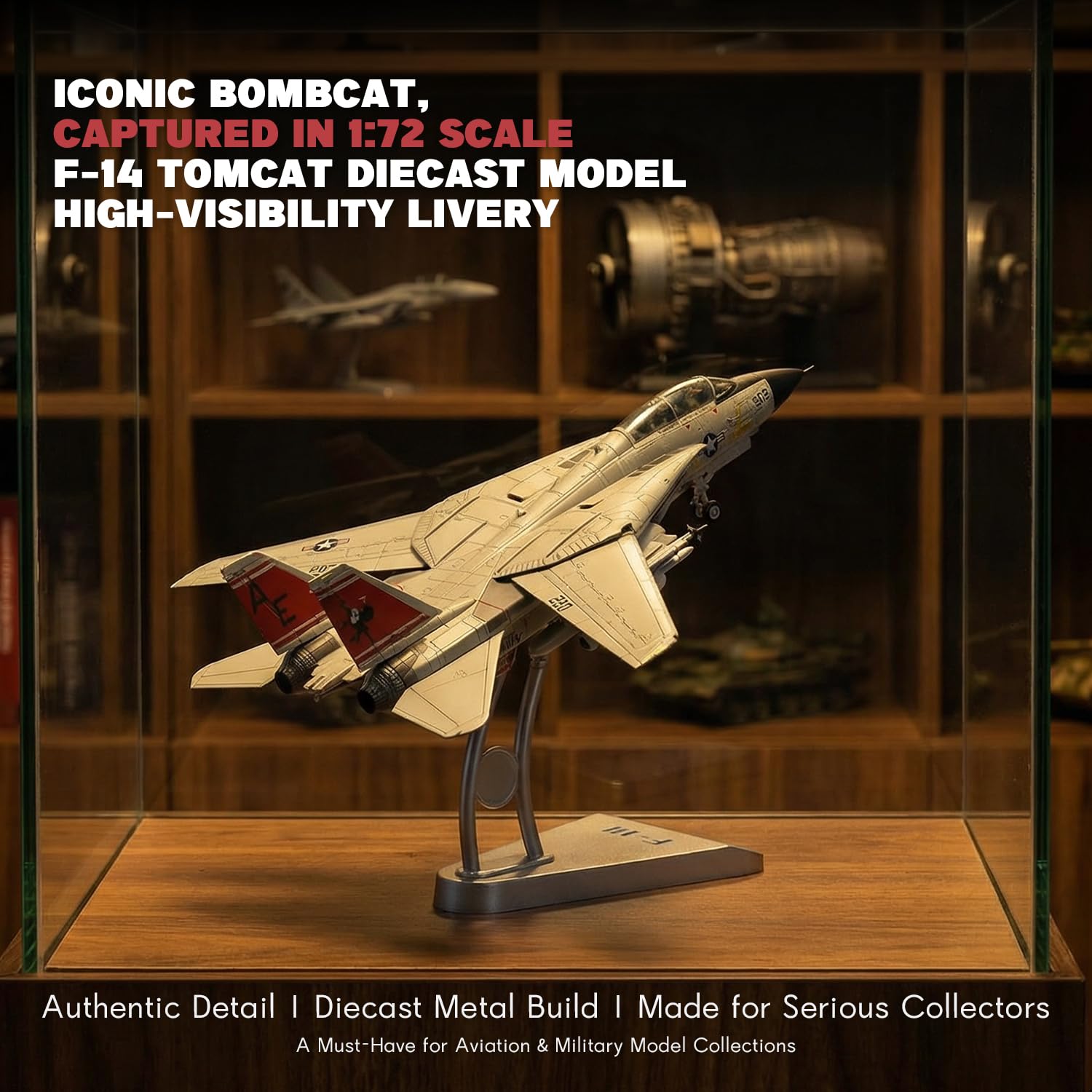 Amazon.co.jp: NUOTIE F-14A Tomcat 1/72 メタル飛行機モデルキット