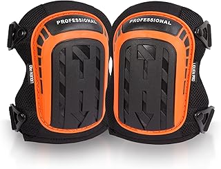 LIDUEN PRO Work Knee Pads for Men&Women-Professional Knee Pads with EVA Foam and Comfortable Gel Cushion,Adjustable Buckle Closure and Non-Slip Straps for Construction, Gardening, Cleaning, Flooring and Garage