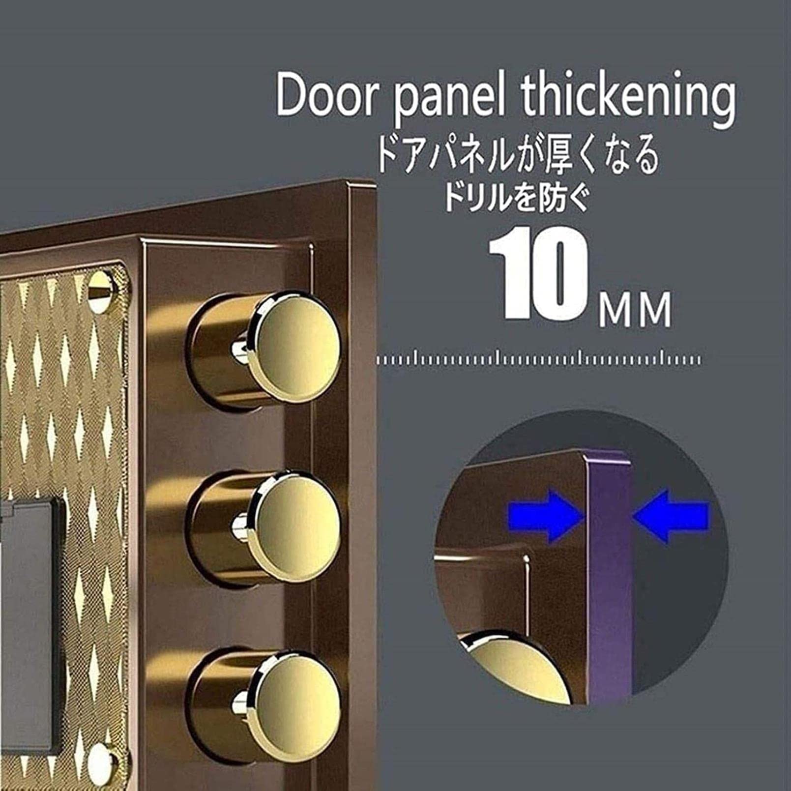RLKHXBS Fireproof Waterproof Safe Safes BoxesSafes & Boxes, Money with Key Lock Household Steel Cabinet Mechanical Password ge Box for Home Office Cash Use
