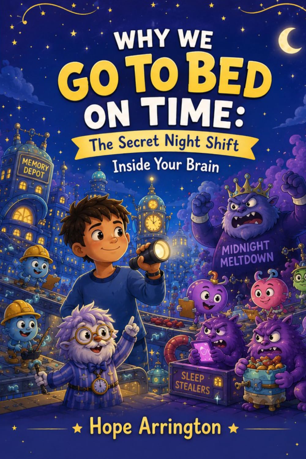 Why We Go to Bed on Time: The Secret Night Shift Inside Your Brain | Sleep Health & Bedtime Routine Book for Kids Ages 4-12 | Fun Educational STEM ... & Emotions (Humans: Why We Do What We Do)