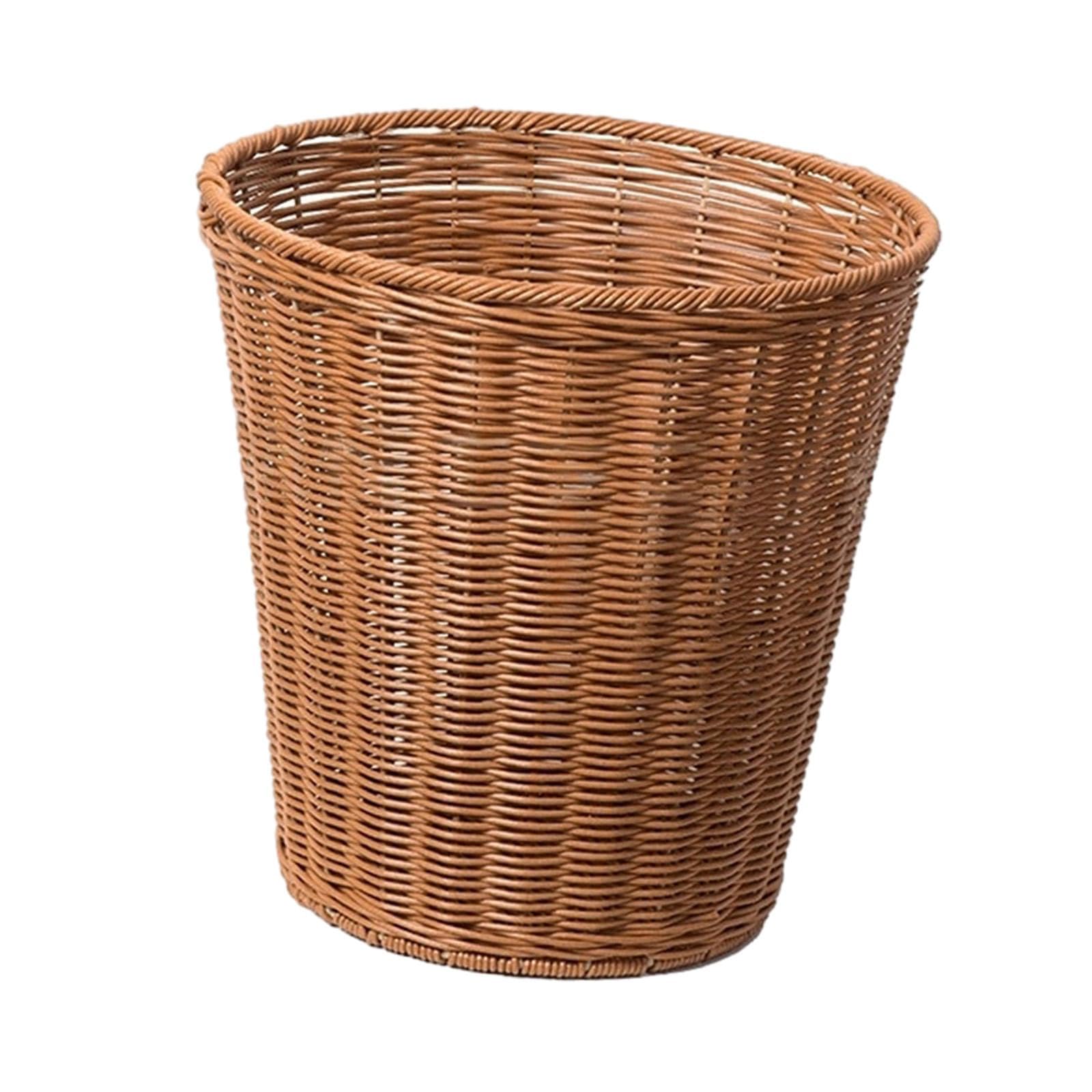 ATORSE™ Woven Wastebasket Multipurpose Wicker Trash Can for Nursery Kitchen Playroom|Home & Garden|Household Supplies & Cleaning|Laundry Supplies|Hampers 4