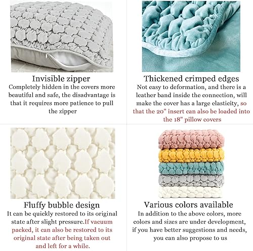 Miniatura 4 de Juego de 2 fundas de almohada bohemias de 18 x 18 pulgadas, fundas de almohada decorativas de estilo rural de terciopelo, fundas de cojín cuadradas