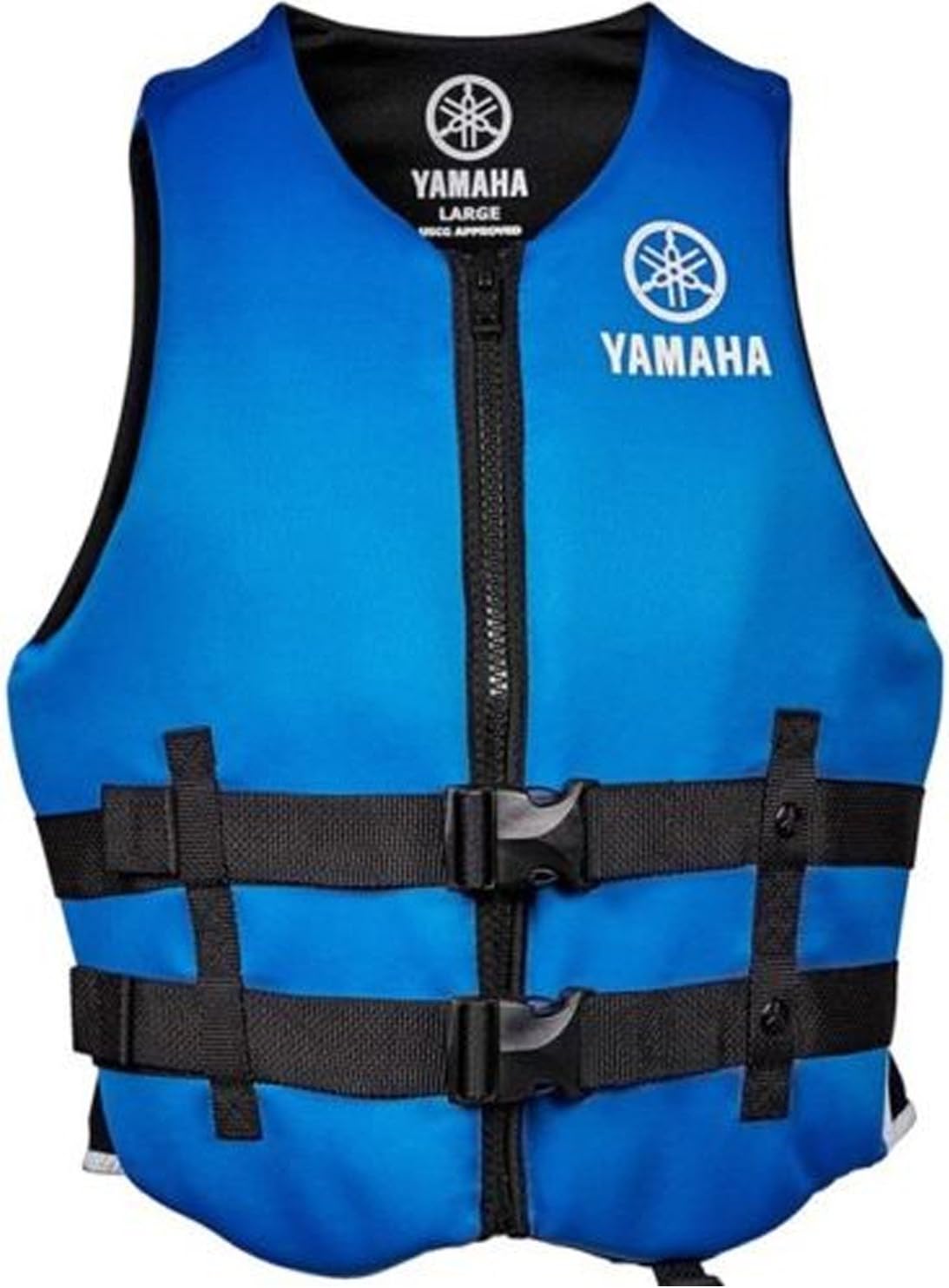 Yamaha Marine New OEM Unisex PFD Neoprene 2 Buckle Life Jacket, Medium, Blue