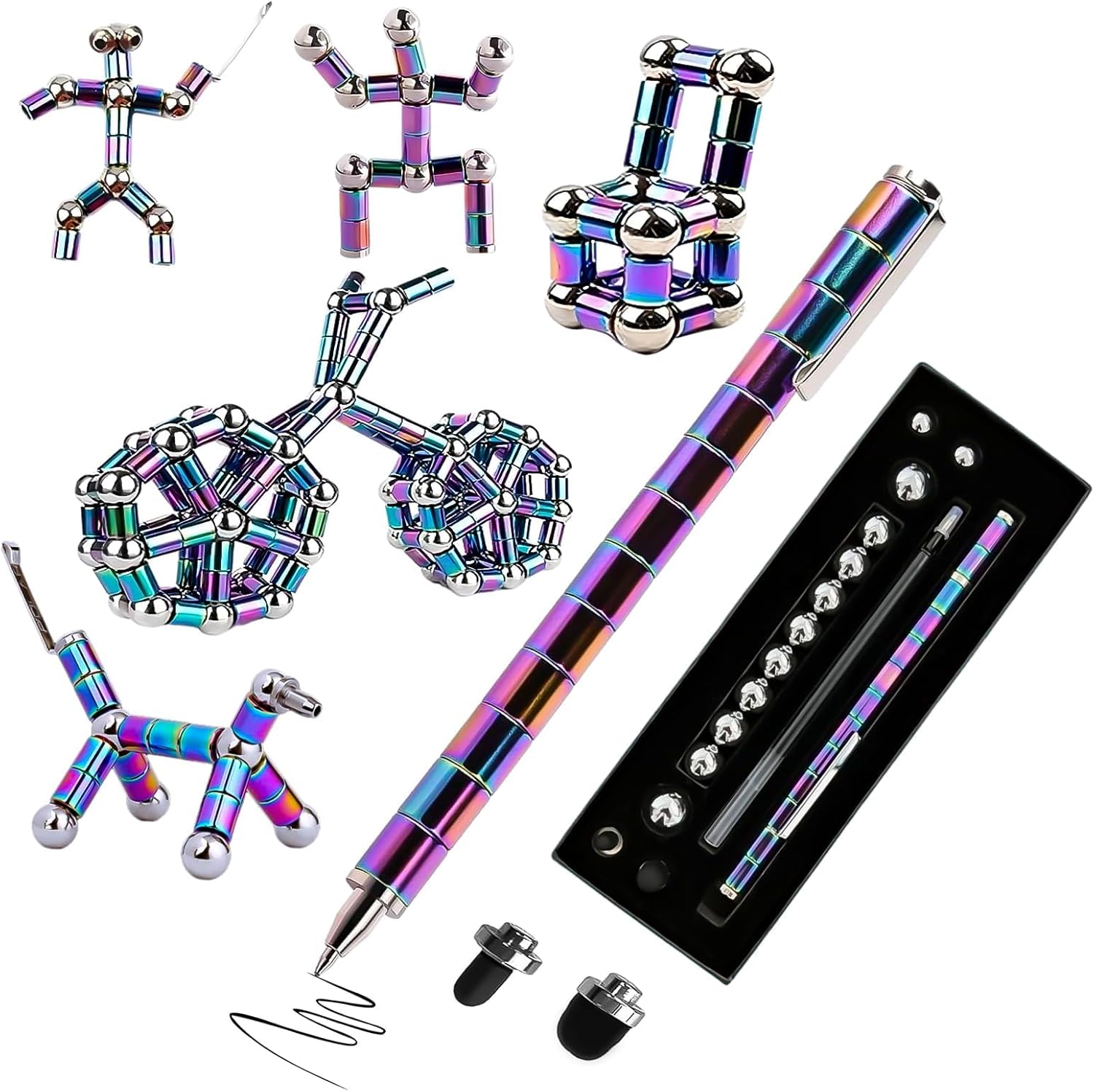 KWJEIULSOQ Fidget Pen Pen Fidget Toy Balls Fidget Creative Gifts