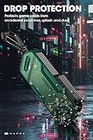 Vista 19 de Mumba 12 Game Card Case Holder for Nintendo Switch Game Cards, Portable and Exquisite Protective Hard Shell with 4 Layer Rotatable Holder for