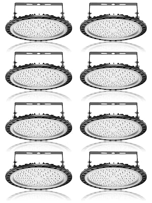 UFO LED High Bay Light 300W 30000LM 6500K Daylight IP65 Waterproof Commercial Warehouse Garage Area Light