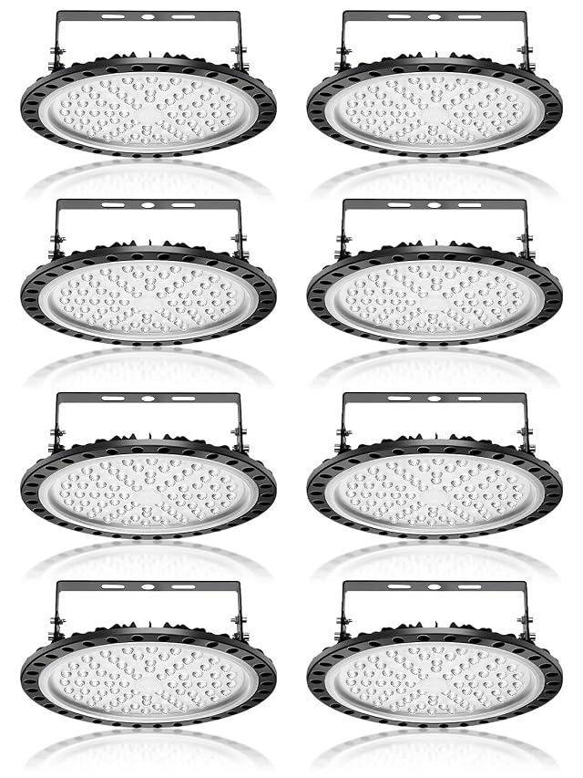 UFO LED High Bay Light 300W 30000LM 6500K Daylight IP65 Waterproof Commercial Warehouse Garage Area Light