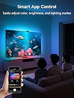 Vista 5 de TV LED Backlight Sync to Screen, 13.7ft LED Lights for 45-65 Inch TVs & PC Monitors, Smart App Control TV Lights That Change with TV, Backlight with