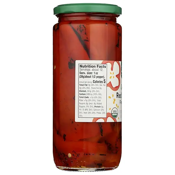 Organic Roasted Red Peppers, 16 Ounce 6