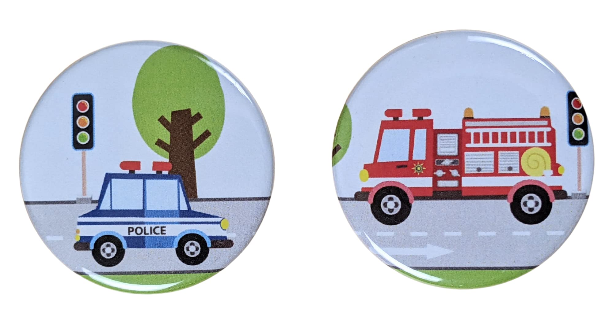 Magnetic Children's Car Seat Strap Holders (Code Red)