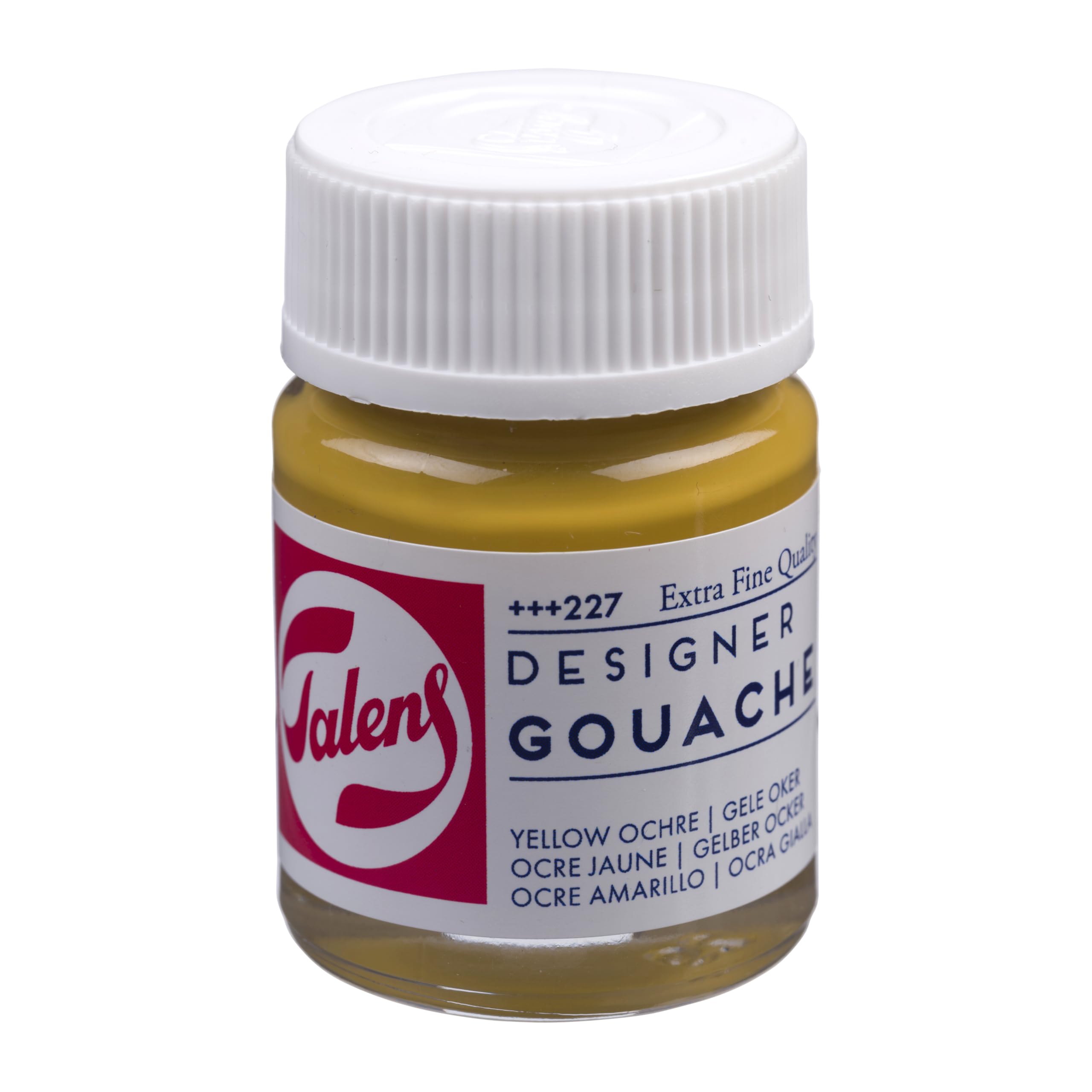 Talens Yellow Ochre Gouache Extra Fine Quality - 16 Ml 227 - Highly Pigmented Matt Finish Paint