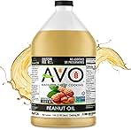 AVO NON-GMO Perfect Peanut Oil for Cooking, 1 Gallon, Deep Frying - Ideal for Chefs, Moms, Grillers - Bulk Peanut Oil for Deep Frying Turkey